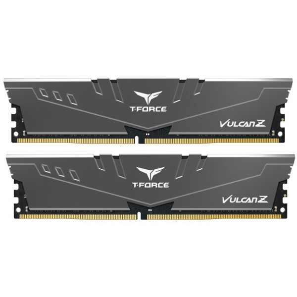 Фото - Память DDR Team DDR4 2x8GB/3200 T-Force Vulcan Z Gray (TLZGD416G3200HC16FDC01) Фото - Память DDR Team DDR4 2x8GB/3200 T-Force Vulcan Z Gray (TLZGD416G3200HC16FDC01)
