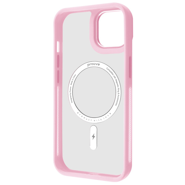 Фото - Чехол для смартфона Proove Clear Essence Case with Magnetic Ring iPhone 13 Pink Sand (PCCEIP130028)