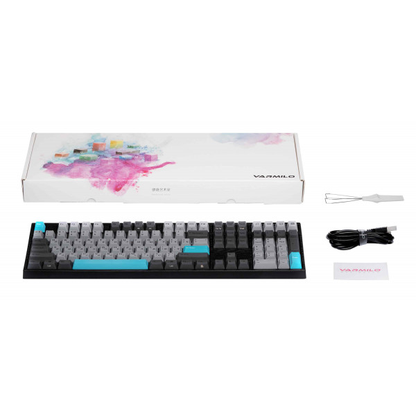Фото - Клавиатура проводная игровая Varmilo MA108M V2 Moonlight EC Sakura V2 RU (A36A023A9A3A06A007)