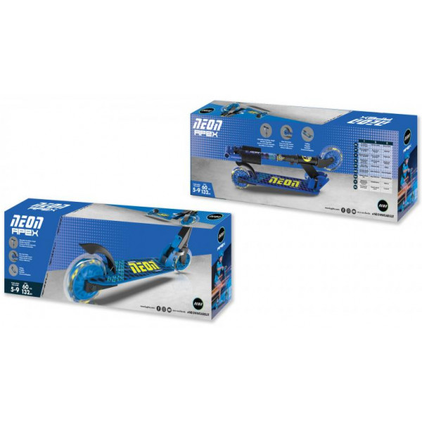 Фото - Двухколёсный самокат Neon Apex LED Blue (NS32B4)