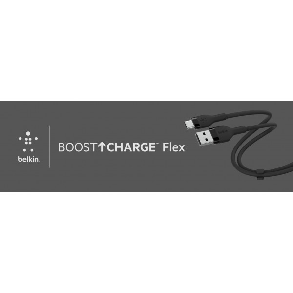 Фото - Кабель синхронизации данных Belkin USB-A - USB-C 2 м Black (CAB008BT2MBK)