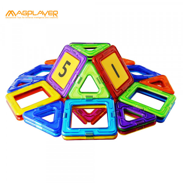 Фото - Магнитный конструктор MagPlayer 66 эл. (MPT-66)