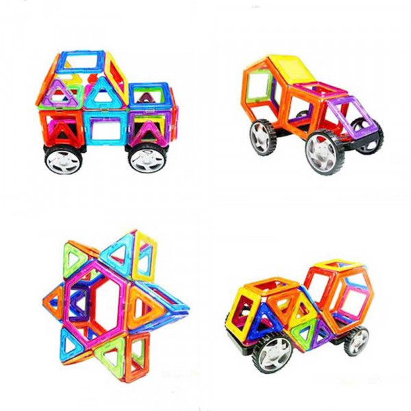 Фото - Магнитный конструктор MagPlayer 66 эл. (MPT-66)