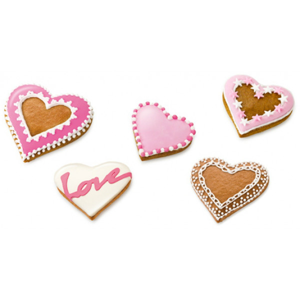 Фото - Набор форм для печенья tescoma 630862 Сердечки Delicia