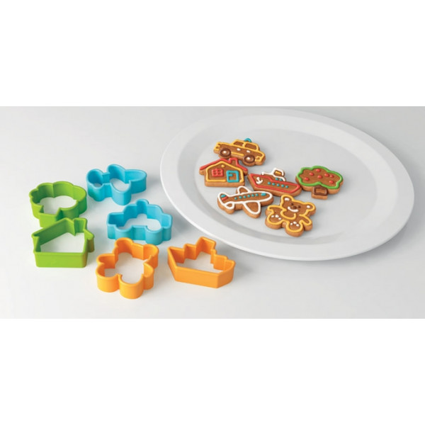 Фото - Набор форм для печенья tescoma 630921 Delicia Kids 6 шт.
