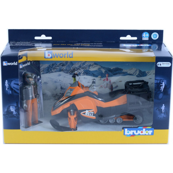 Фото - Автотранспорт BRUDER Снегоход с водителем (40822)