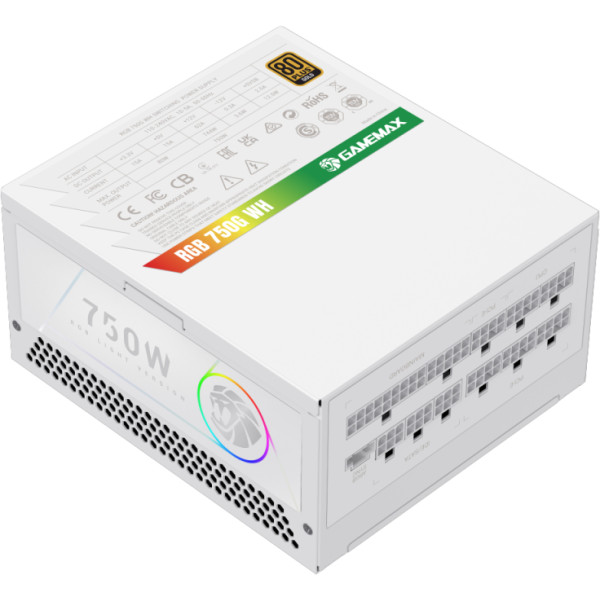 Фото - Блок питания для ПК Gamemax RGB 750G WH