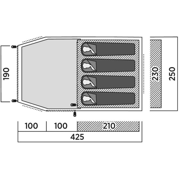 Фото - Палатка Easy Camp Hemsedal 4 (120475)