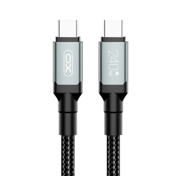 Фото - Кабель синхронизации данных XO USB Type-C - USB Type-C (NB-Q264B-CC.black)