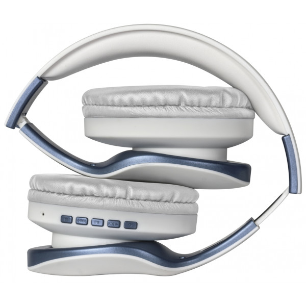 Фото - Наушники полноразмерные беспроводные Defender FreeMotion B525 Bluetooth White-Blue (63526)