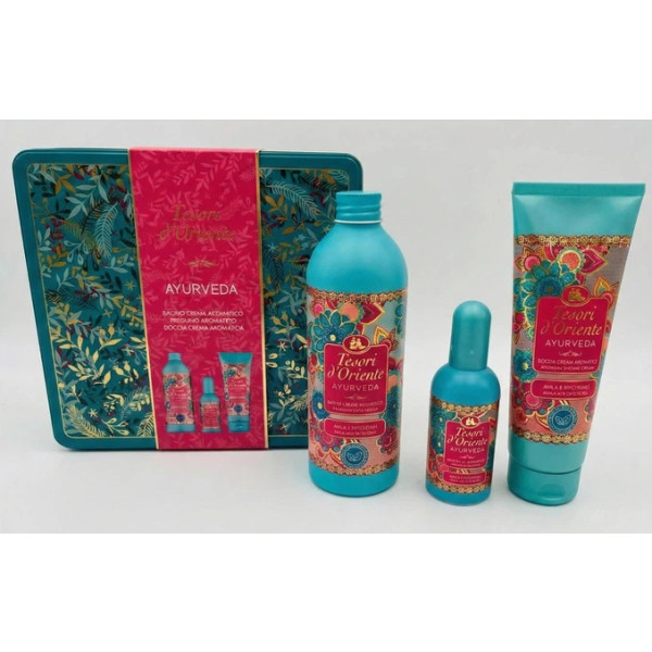 Фото - Подарочный набор для ухода за телом Tesori d'Oriente METAL BOX АЮРВЕДА (8008970061603)