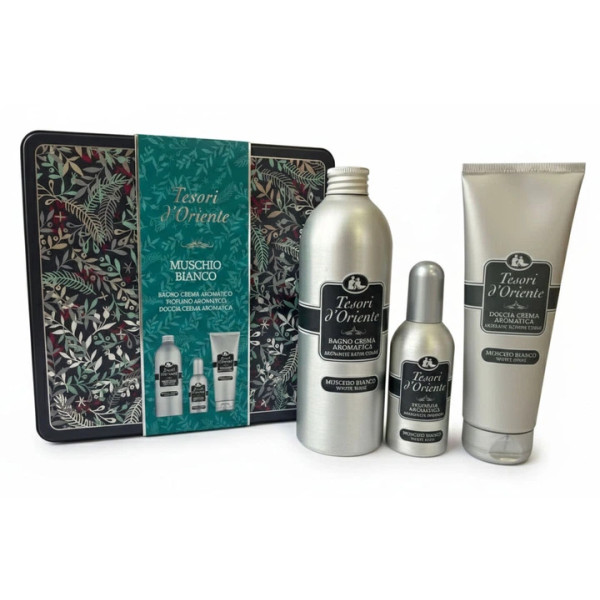 Фото - Подарочный набор для ухода за телом Tesori d'Oriente METAL BOX БЕЛЫЙ МУСКУС (8001603897006)