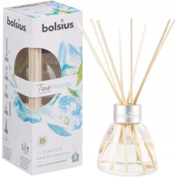 Фото - Аромадиффузор Bolsius 45мл in balance Белый чай и листья мяты (806713)