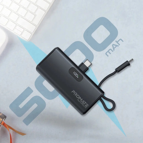 Фото - Батарея мобильная Promate 5000mAh (nanopack-5.black)