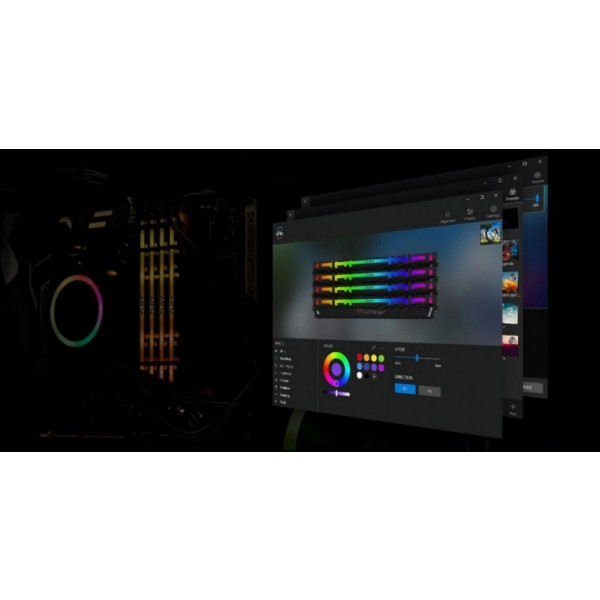 Фото - Память DDR Kingston DDR4 32GB/3600 FURY Renegade RGB (KF436C18RBA/32)