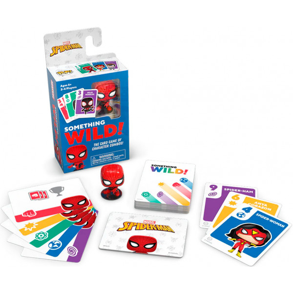 Фото - Настольная игра (5-7 лет) FUNKO Something Wild! – ЧЕЛОВЕК-ПАУК (63763)