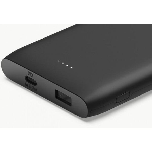 Фото - Батарея мобильная Belkin 10000mAh 18W USB-A USB-C Black (BPB001BTBK)