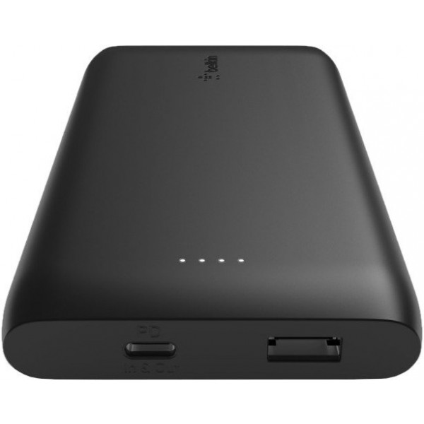 Фото - Батарея мобильная Belkin 10000mAh 18W USB-A USB-C Black (BPB001BTBK)
