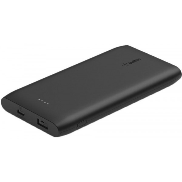 Фото - Батарея мобильная Belkin 10000mAh 18W USB-A USB-C Black (BPB001BTBK)