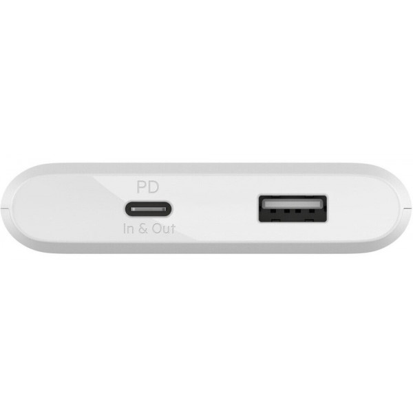 Фото - Батарея мобильная Belkin 10000mAh 18W USB-A USB-C White (BPB001BTWH)
