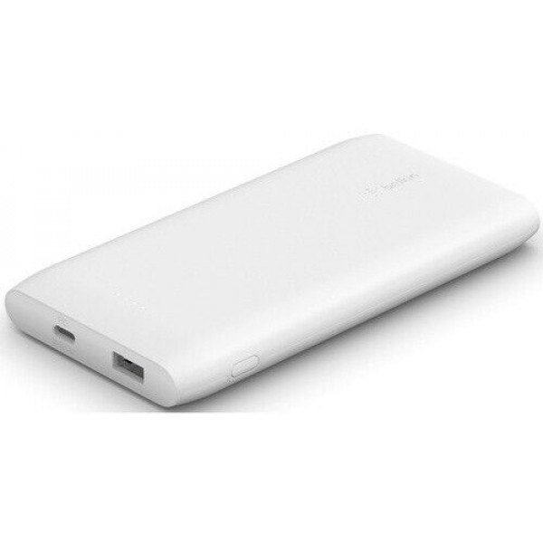 Фото - Батарея мобильная Belkin 10000mAh 18W USB-A USB-C White (BPB001BTWH)