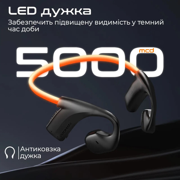 Фото - Наушники вкладыши беспроводные Promate rippleglow.black