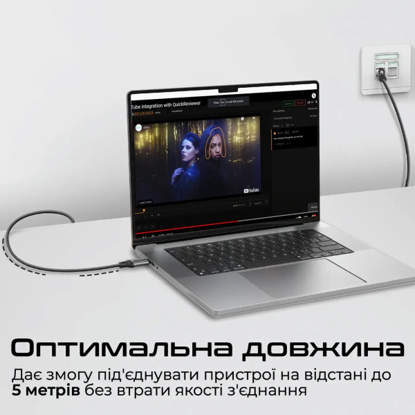 Фото - Переходник USB Type-C - RJ-45 Promate clink-rj45
