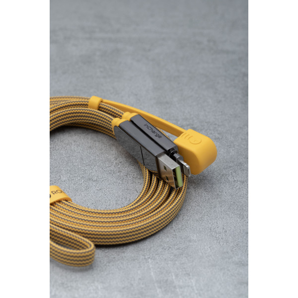 Фото - Кабель синхронизации данных Rolling Square 6in1, inCharge XL 3 м Yellow (XLL03R)