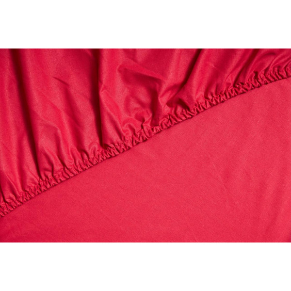 Фото - Простынь полуторная Moon&Star на резинке Cherry Red Бязь Gold Люкс 140х200х25 см (MS-850000110)