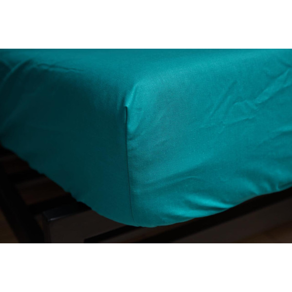 Фото - Простынь полуторная Moon&Star на резинке Green Deep Бязь Gold Люкс 140х200х25 см (MS-850000310) Фото - Простынь полуторная Moon&Star на резинке Green Deep Бязь Gold Люкс 140х200х25 см (MS-850000310)