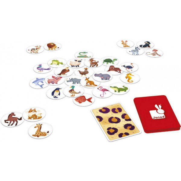 Фото - Настольная игра (3-4 года) Janod Характеристики животных (J02621)