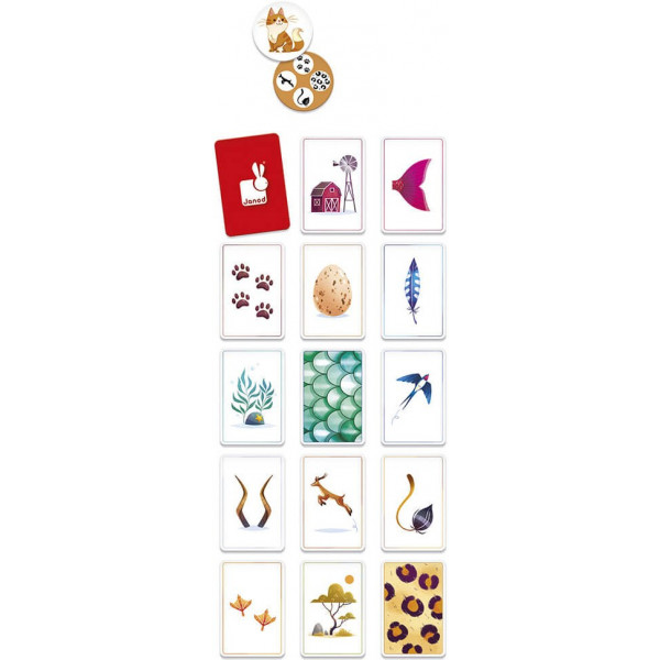 Фото - Настольная игра (3-4 года) Janod Характеристики животных (J02621)