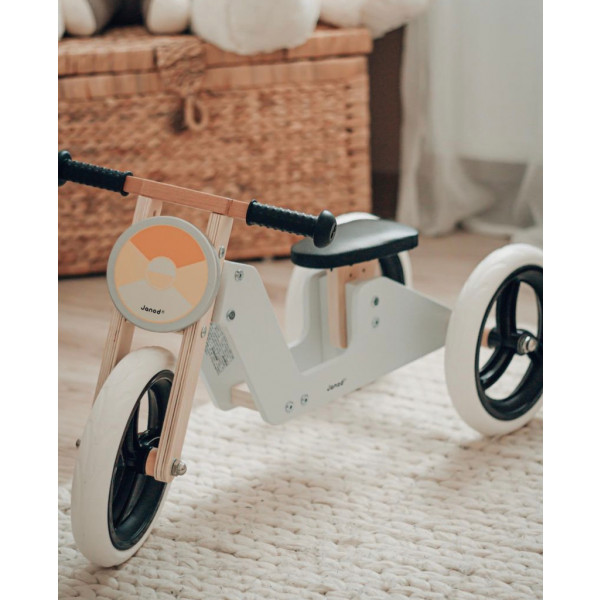 Фото - Беговел Janod Трехколесный велосипед 2 в 1 (J03280)