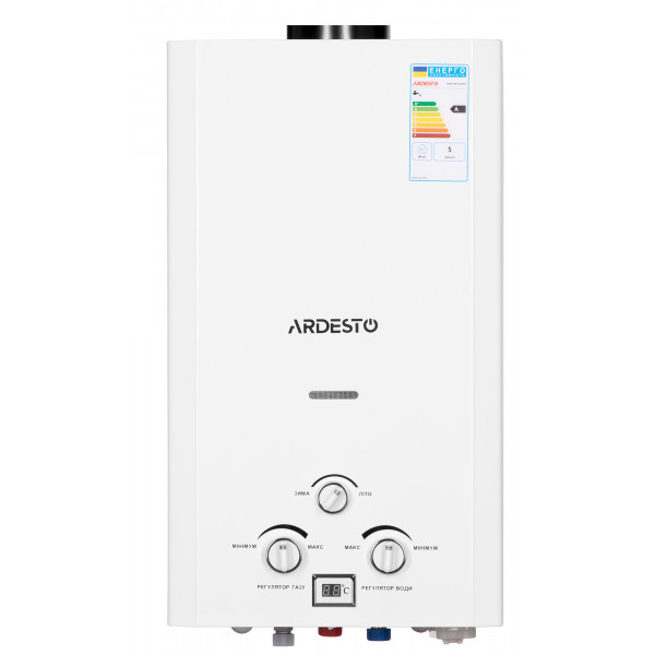 Фото - Газовая колонка Ardesto TFGBH-10B-X1-White