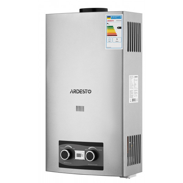 Фото - Газовая колонка Ardesto TFGBH-10B-X2-Steel Фото - Газовая колонка Ardesto TFGBH-10B-X2-Steel