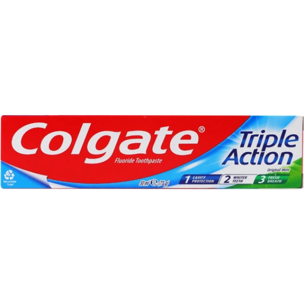 Фото - Зубная паста Colgate Тройное действие 50 мл (6281001112044)