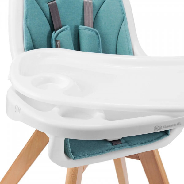 Фото - Стульчик для кормления классический Kinderkraft Tixi Turquoise (KKKTIXITRQ0000)