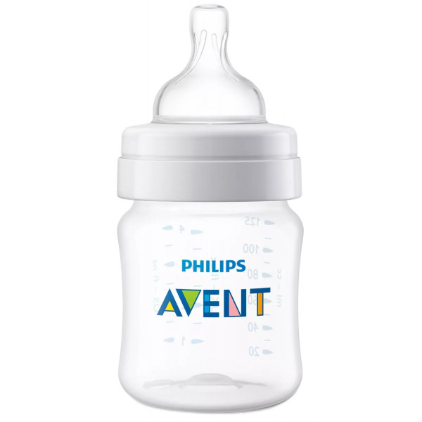Фото - Бутылочка для кормления Philips Avent Антиколик 125 мл 1 шт. (SCY100/01) Фото - Бутылочка для кормления Philips Avent Антиколик 125 мл 1 шт. (SCY100/01)