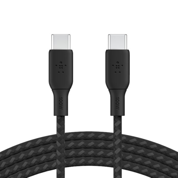 Фото - Кабель синхронизации данных Belkin USB-С - USB-С 2 m Black (CAB014BT2MBK)