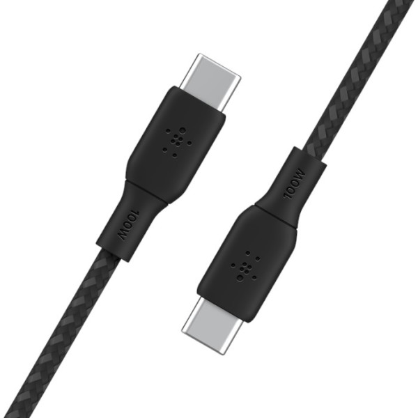 Фото - Кабель синхронизации данных Belkin USB-С - USB-С 2 m Black (CAB014BT2MBK)