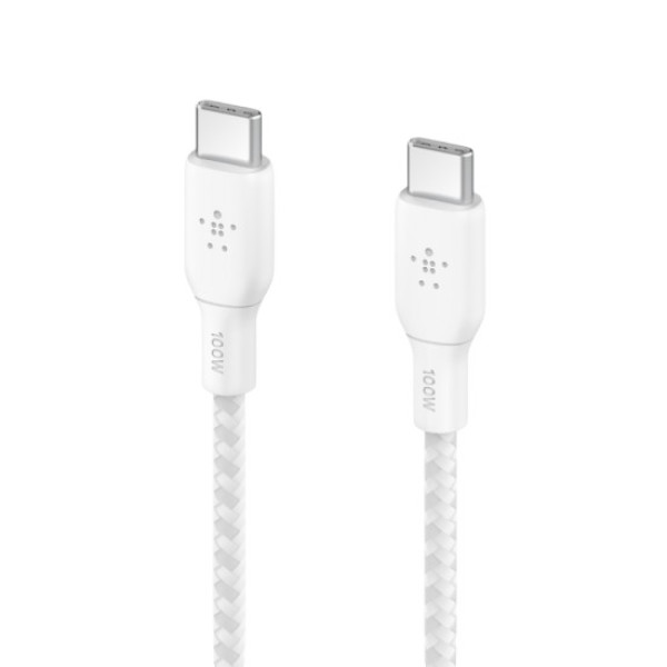 Фото - Кабель синхронизации данных Belkin USB-С - USB-С 3 m White (CAB014BT3MWH)