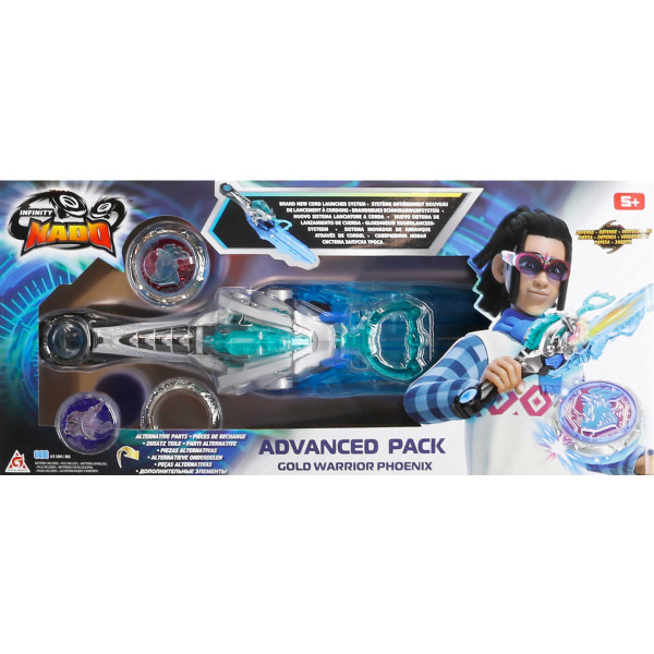 Фото - Волчок Auldey Infinity Nado VI серія Advanced Pack Gold Warrior Phoenix (EU654133) Фото - Волчок Auldey Infinity Nado VI серія Advanced Pack Gold Warrior Phoenix (EU654133)