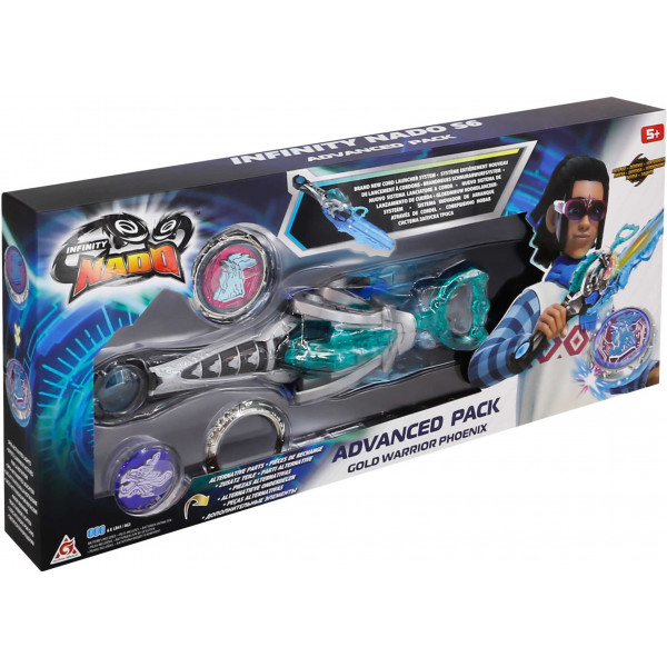 Фото - Волчок Auldey Infinity Nado VI серія Advanced Pack Gold Warrior Phoenix (EU654133)