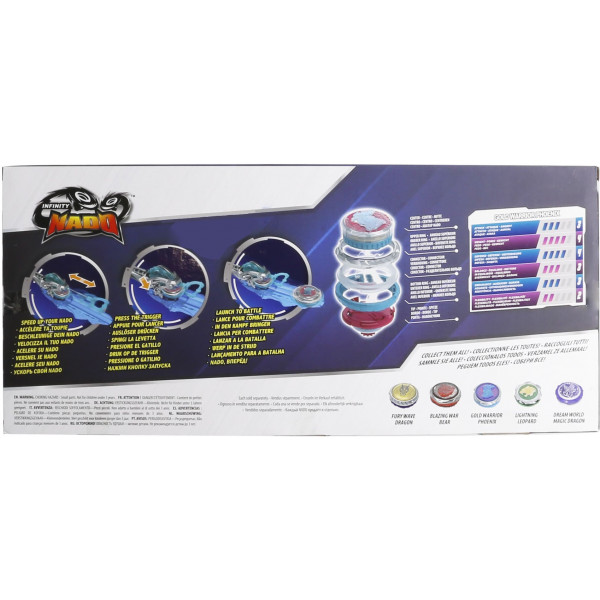 Фото - Волчок Auldey Infinity Nado VI серія Advanced Pack Gold Warrior Phoenix (EU654133)