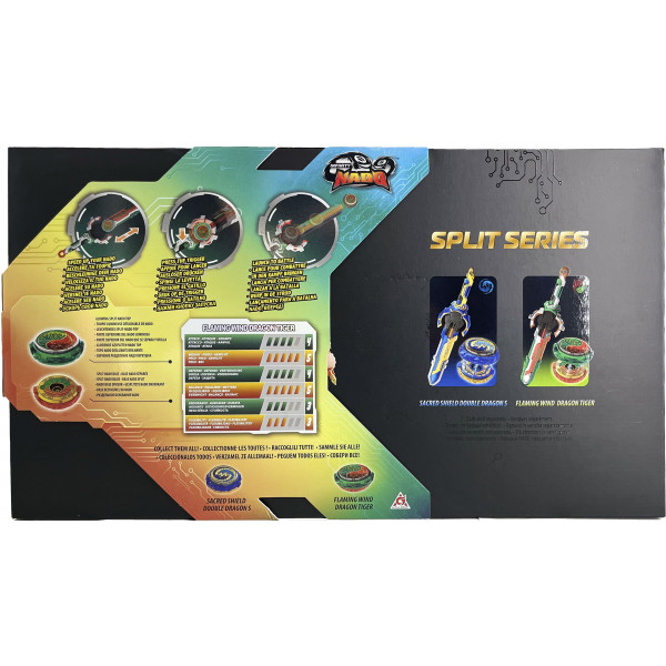 Фото - Волчок Auldey Infinity Nado VI серія Split Series Flaming Wind Dragon Tiger (EU654145)
