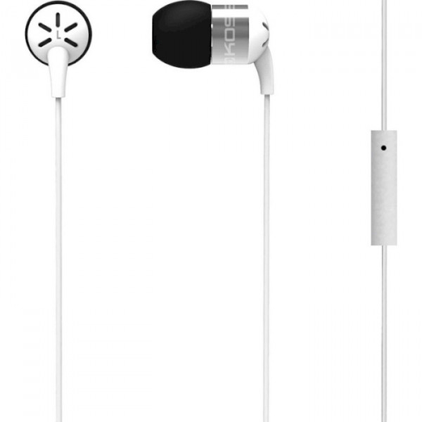 Фото - Наушники вкладыши проводные Koss KEB25iW In-Ear Mic White