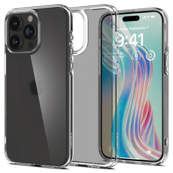 Фото - Чехол для смартфона Spigen for Apple iPhone 15 Pro Ultra Hybrid, Crystal Clear (ACS06707)