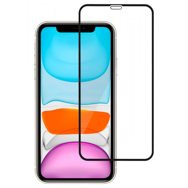 Фото - Защитное стекло для смартфона 2E for Apple iPhone 11(6.1) (2E-IP-11.-6.1-SMFCFG-BB)