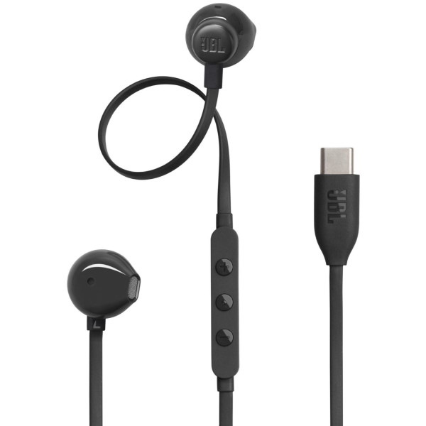 Фото - Наушники вкладыши проводные JBL Tune 305C USB-C Black (JBLT305CBLK)