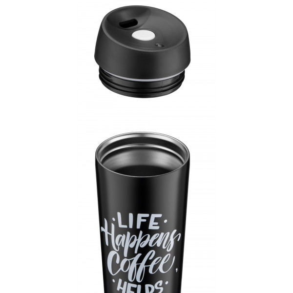 Фото - Термокружка Ardesto Coffee Time 450 мл Black (AR2645BC)
